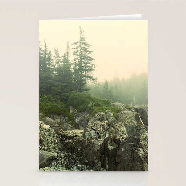 Hiking the Maine Coast Stationery Card Gallery Image 1