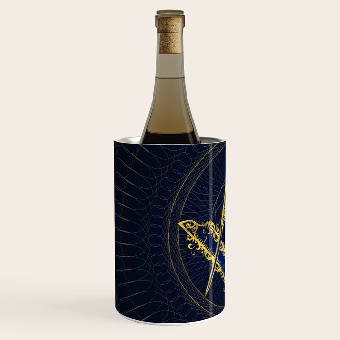 Freemasonry symbol Square and Compasses Wine Chiller Gallery Image 2
