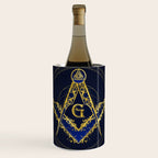 Freemasonry symbol Square and Compasses Wine Chiller Gallery Image 1