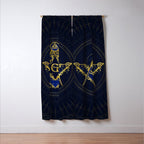 Freemasonry symbol Square and Compasses Window Curtain Gallery Image 3