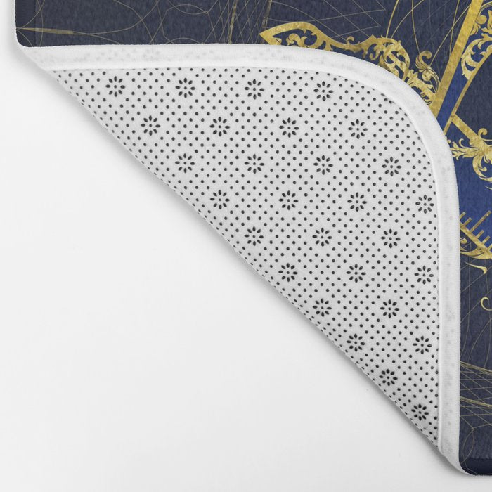 Freemasonry symbol Square and Compasses Bath Mat Gallery Image 2