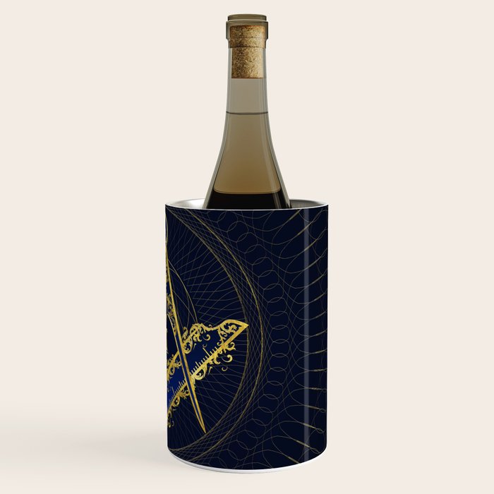 Freemasonry symbol Square and Compasses Wine Chiller Gallery Image 3