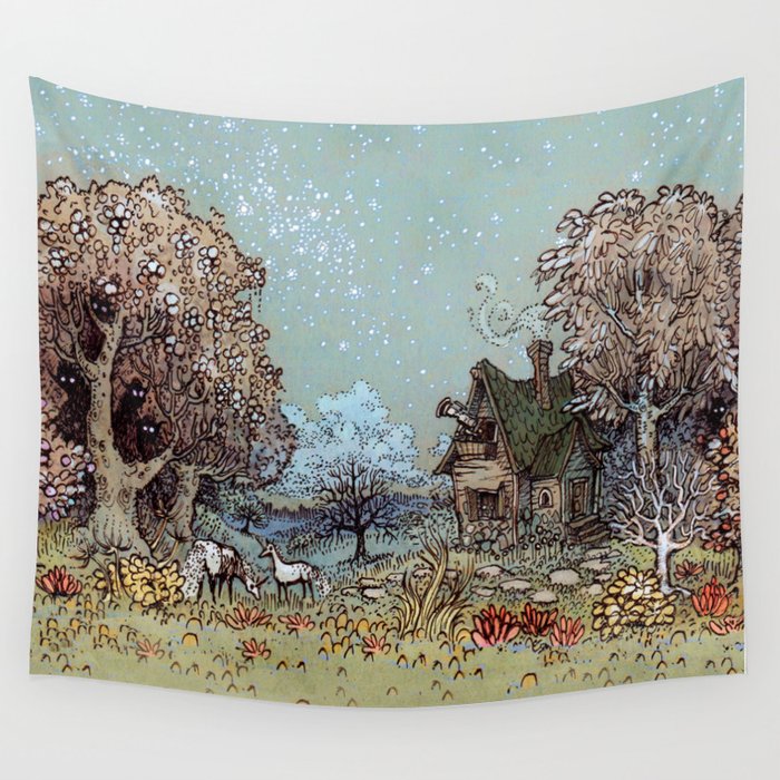 The Gardens of Astronomer Wall Tapestry Gallery Image 1