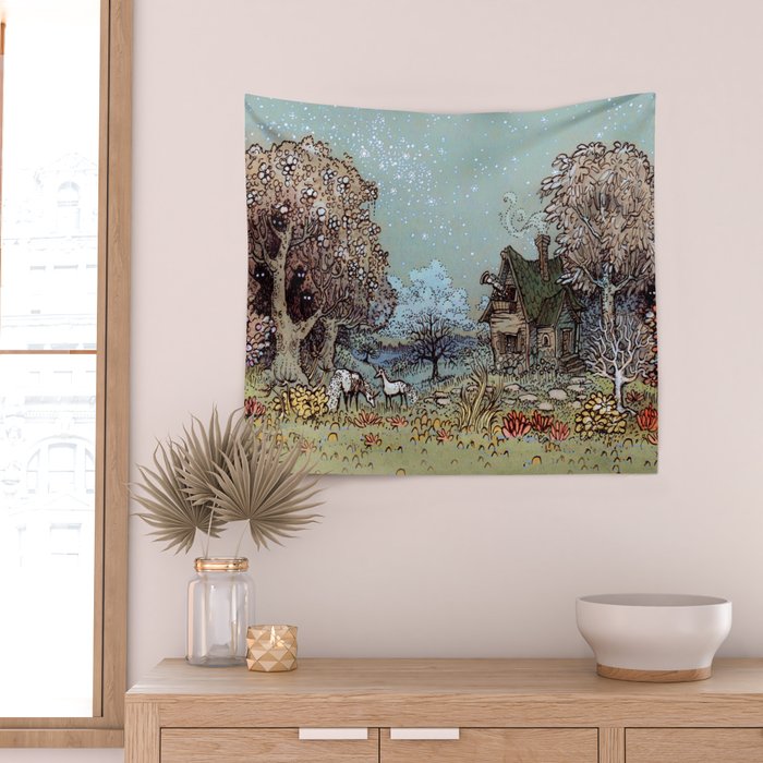 The Gardens of Astronomer Wall Tapestry Gallery Image 2