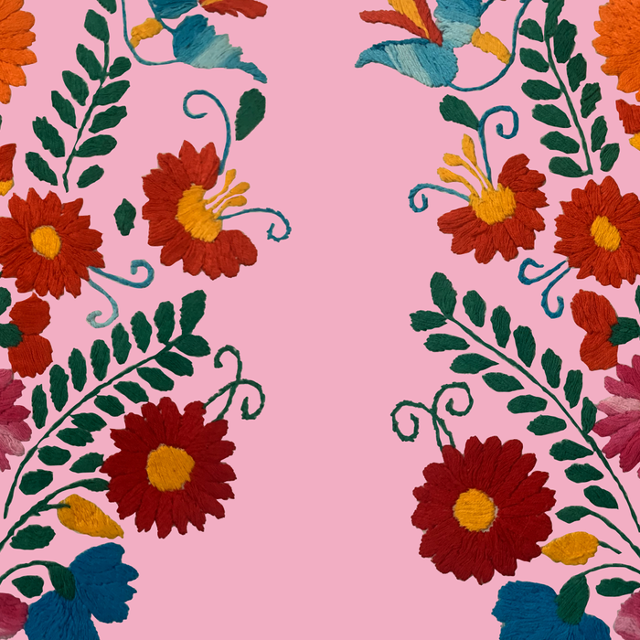Mexican Blue Birds in Pink Coffee Mug Gallery Image 2