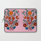 Mexican Blue Birds in Pink Laptop Sleeve Gallery Image 1