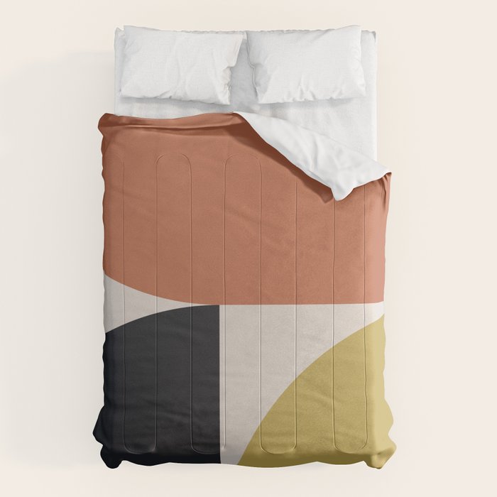 Mid Century Modern Abstract II Comforter Gallery Image 6