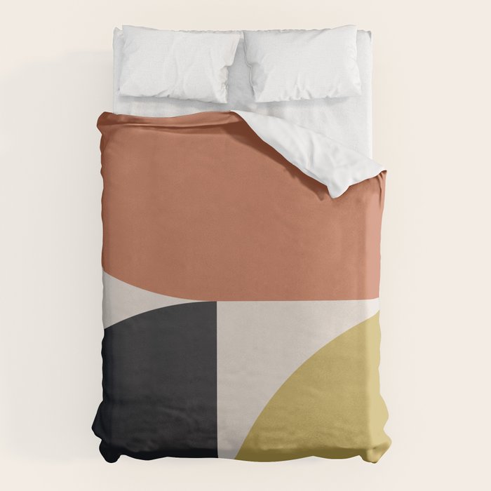 Mid Century Modern Abstract II Duvet Cover Gallery Image 6