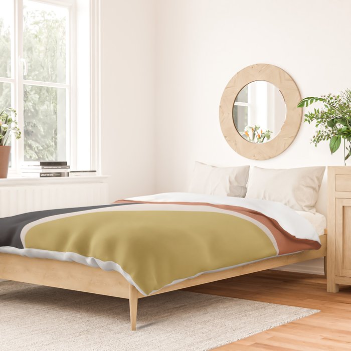 Mid Century Modern Abstract II Duvet Cover Gallery Image 2