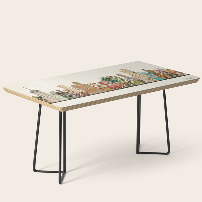 tulsa skyline Coffee Table Gallery Image 1