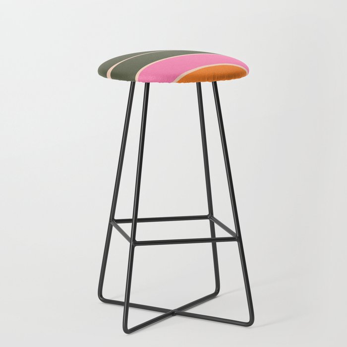 Retro Curve Stool Gallery Image 1