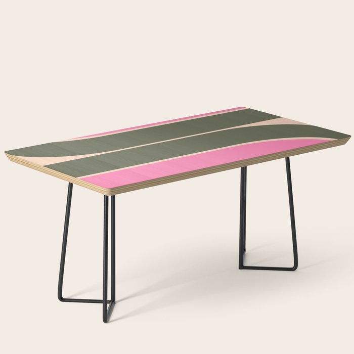 Retro Curve Coffee Table Gallery Image 1