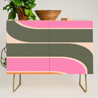 Retro Curve Credenza Gallery Image 1