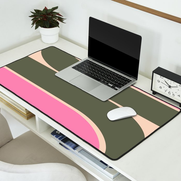Retro Curve Desk Mat Gallery Image 2