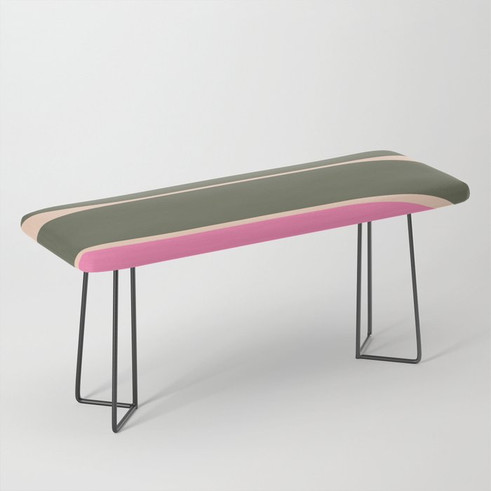 Retro Curve Bench Gallery Image 1