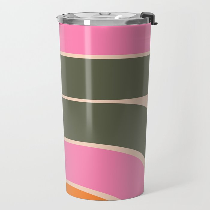 Retro Curve Travel Mug Gallery Image 2