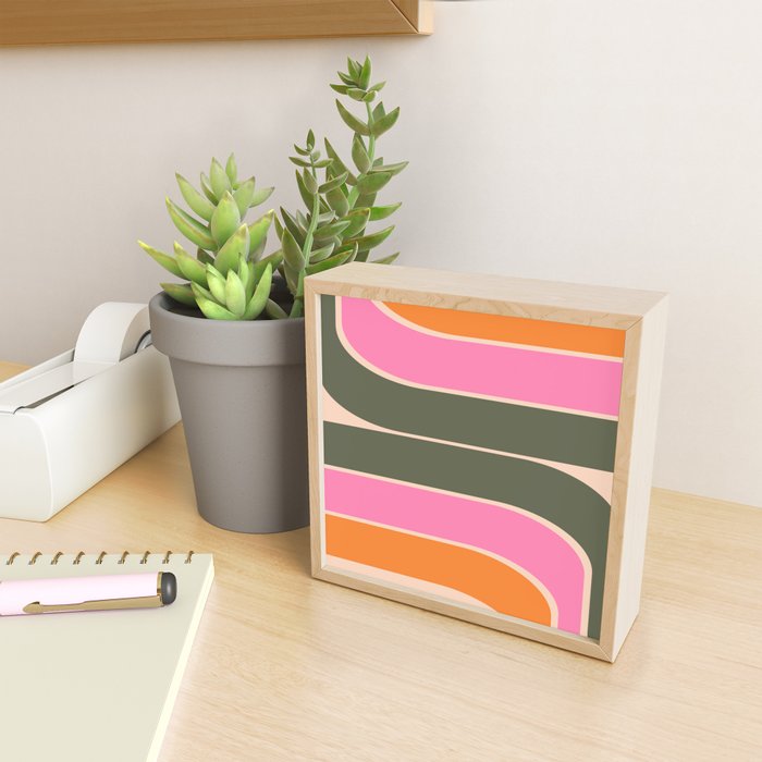 Retro Curve Mini Art Print Gallery Image 2