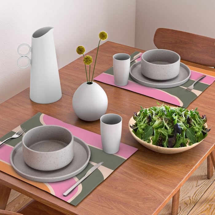 Retro Curve Placemat Gallery Image 2
