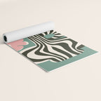 Floral strip  Yoga Mat Gallery Image 2