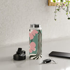 Floral strip  Water Bottle Gallery Image 4
