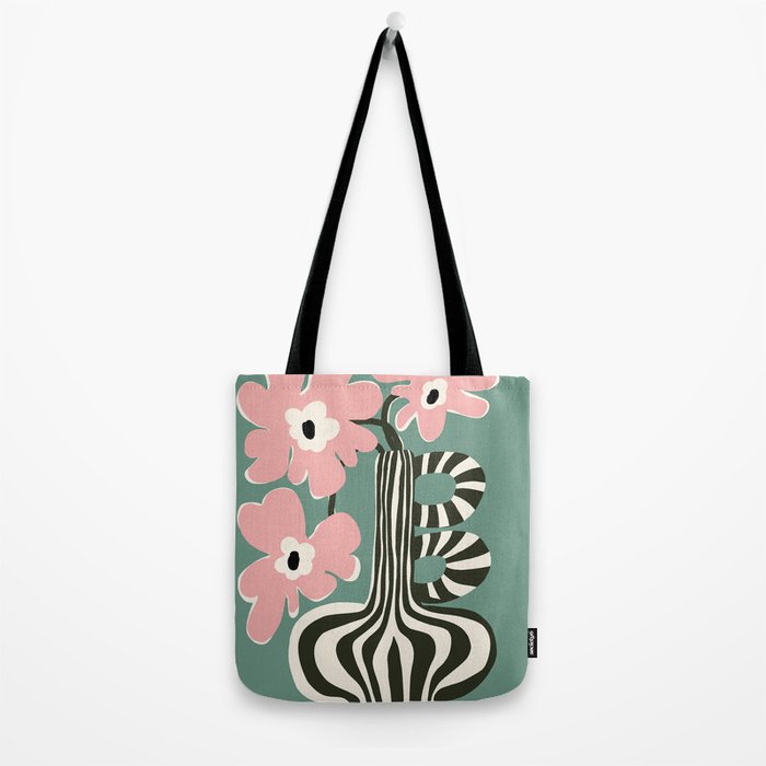 Floral strip  Tote Bag Gallery Image 2