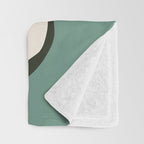 Floral strip  Throw Blanket Gallery Image 3