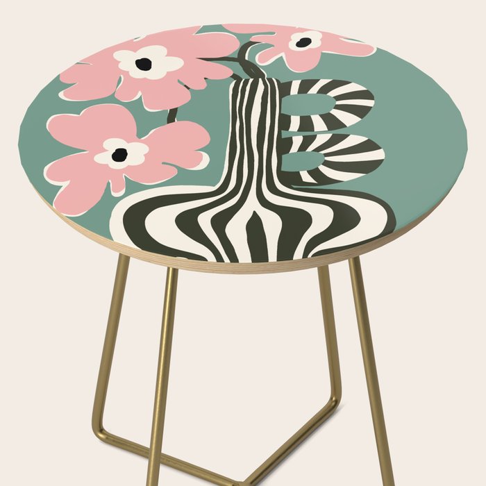 Floral strip  Side Table Gallery Image 2