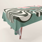 Floral strip  Tablecloth Gallery Image 1