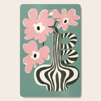 Floral strip  Cutting Board Gallery Image 1