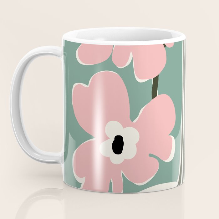 Floral strip  Coffee Mug Gallery Image 3