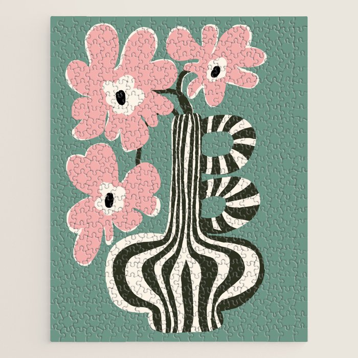 Floral strip  Jigsaw Puzzle Gallery Image 1