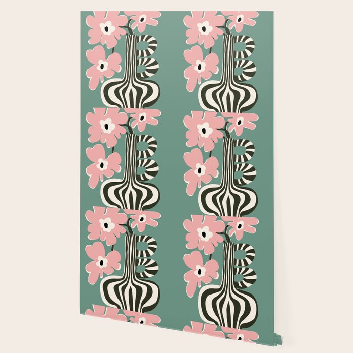 Floral strip  Wallpaper Gallery Image 2