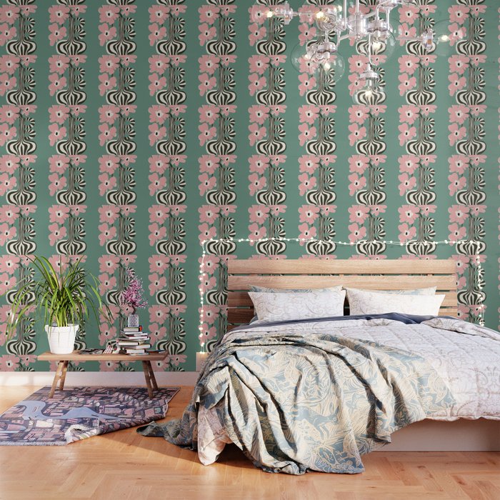 Floral strip  Wallpaper Gallery Image 1
