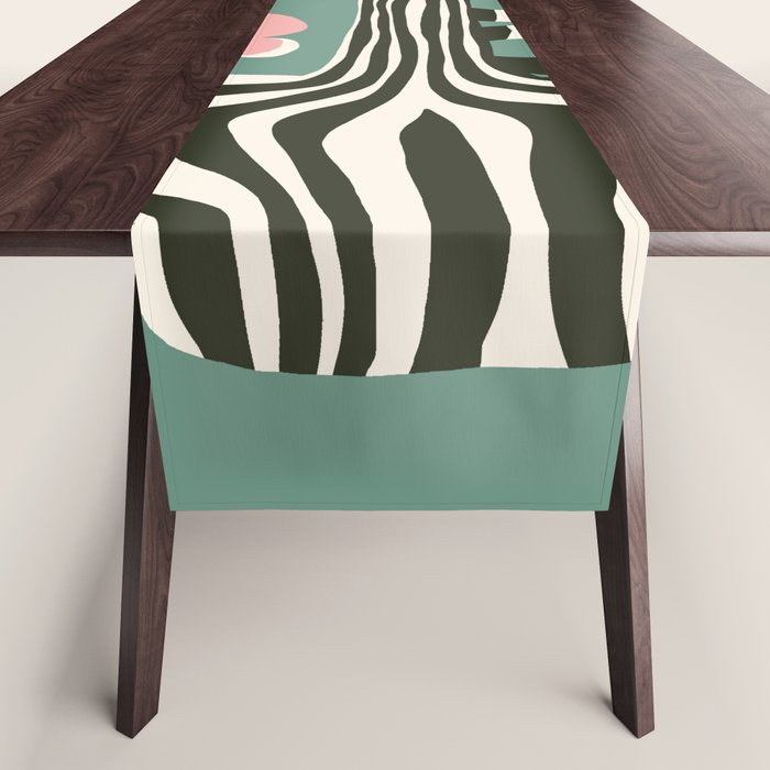 Floral strip  Table Runner Gallery Image 1