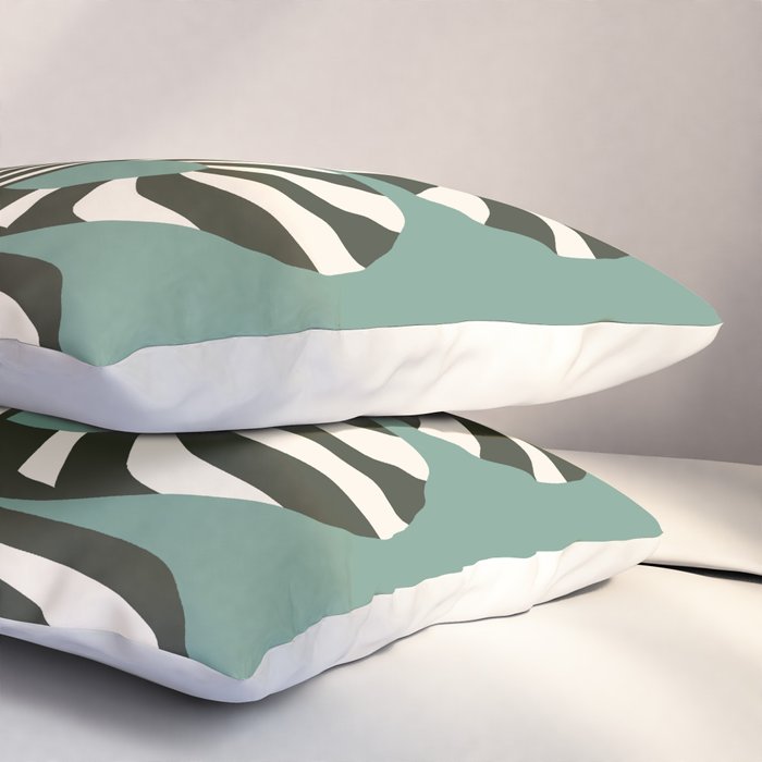 Floral strip  Pillow Sham Gallery Image 3