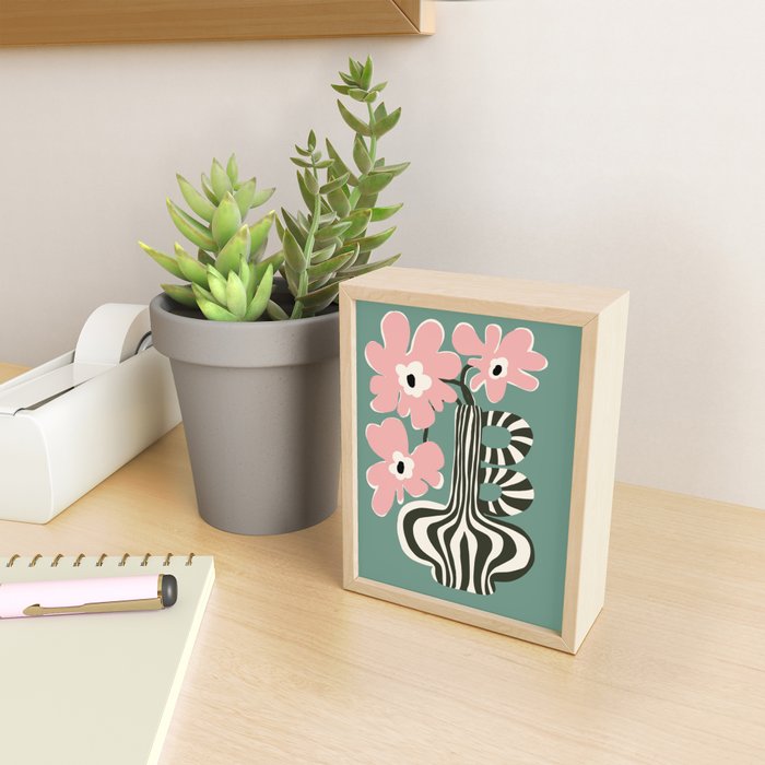 Floral strip  Mini Art Print Gallery Image 2