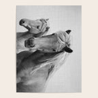 Horses - Black & White Poster Gallery Image 4