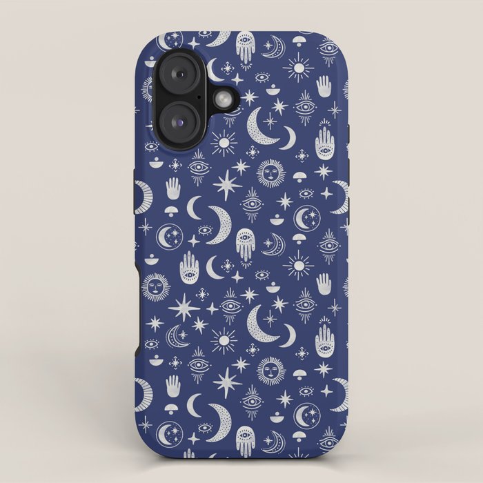 Mystic symbols in the dark sky iPhone Case Gallery Image 1