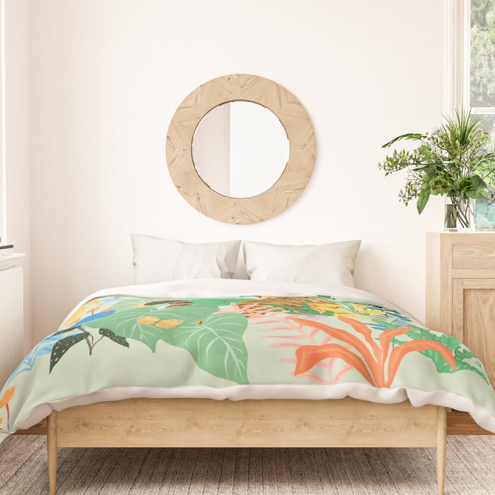 Tiger in Jungle  Duvet Cover Gallery Image 3
