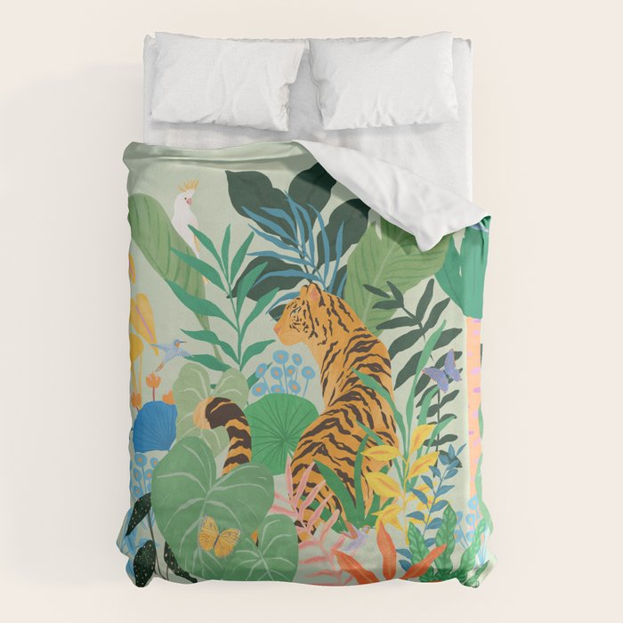 Tiger in Jungle  Duvet Cover Gallery Image 6