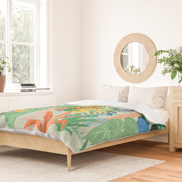 Tiger in Jungle  Duvet Cover Gallery Image 2