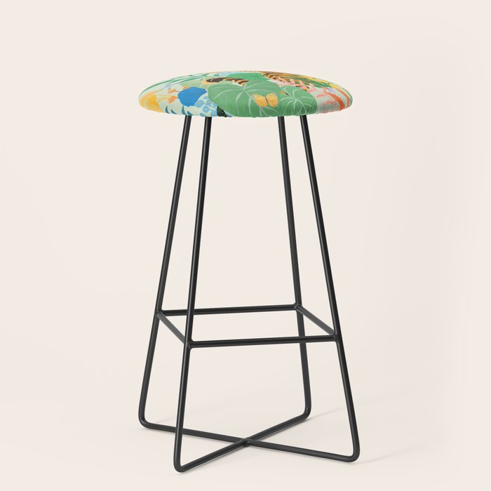 Tiger in Jungle  Stool Gallery Image 1