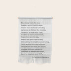 My Wish For You, Ralph Waldo Emerson Quote.  Wall Hanging Gallery Image 1