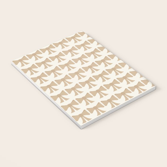 Vintage Bows X Neutral Beige Notebook Gallery Image 3