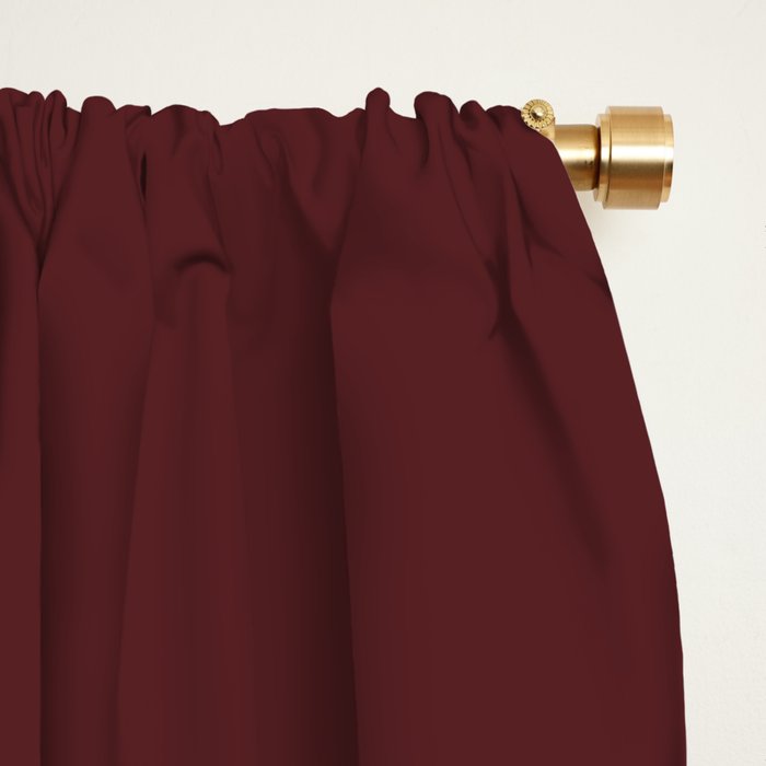 Retro Minimalism - Purple Autumn Window Curtain Gallery Image 2