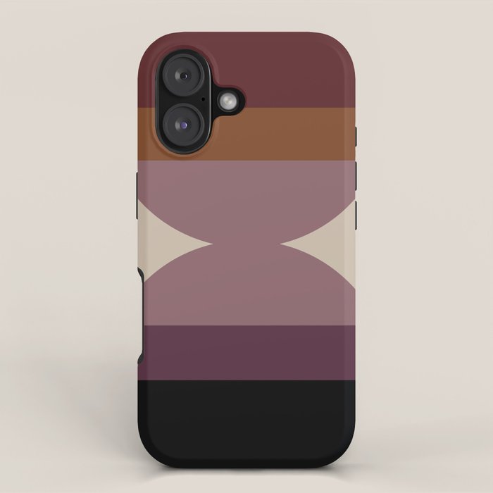 Retro Minimalism - Purple Autumn iPhone Case Gallery Image 1