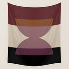 Retro Minimalism - Purple Autumn Wall Tapestry Gallery Image 4