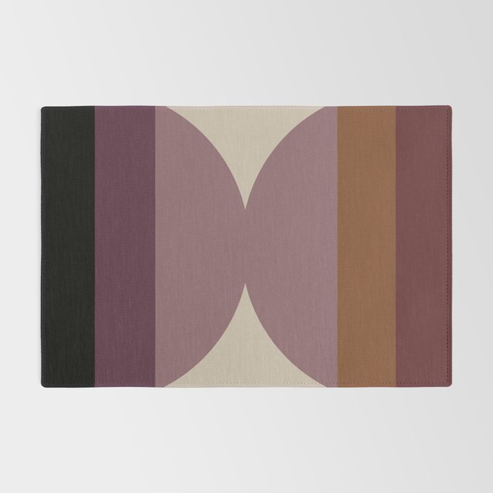 Retro Minimalism - Purple Autumn Rug Gallery Image 2