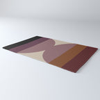 Retro Minimalism - Purple Autumn Rug Gallery Image 3