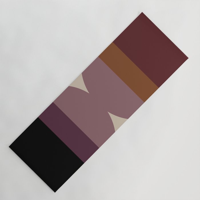 Retro Minimalism - Purple Autumn Yoga Mat Gallery Image 1